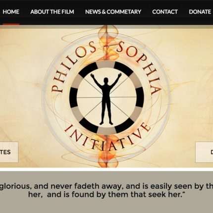 philos-sophia homepage design