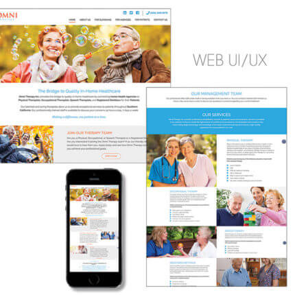 omni therapy web design