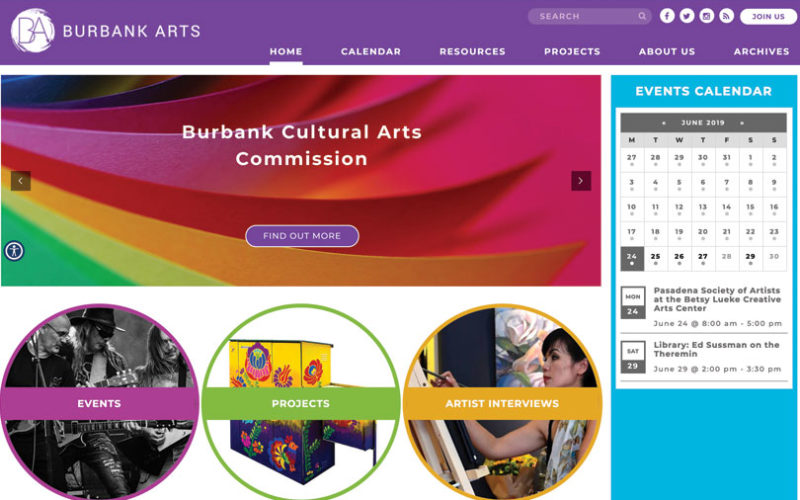 Burbank Cultural Arts Commission Homepage