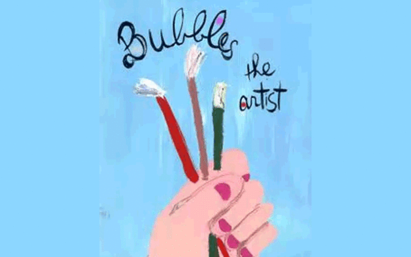 bubbles the artist painting by allee willis