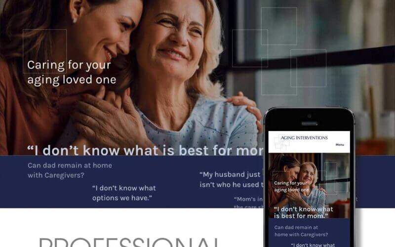 aging interventions wordpress websites