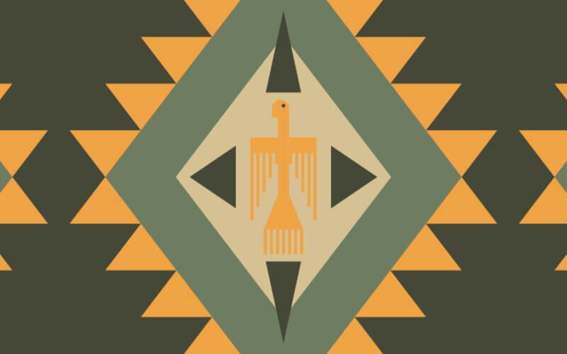 navajo textile pattern design