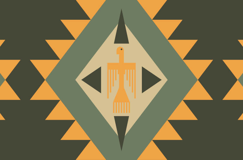 navajo textile pattern design